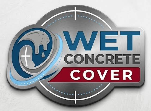 Wet concrete and cover